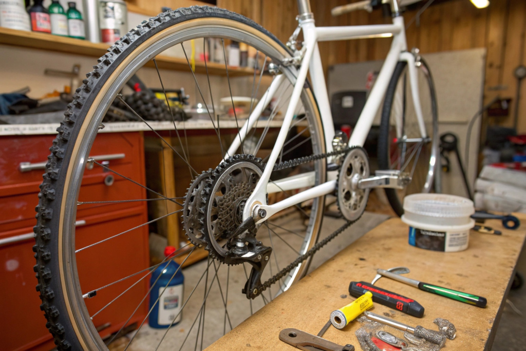 как хранить велосипед зимой