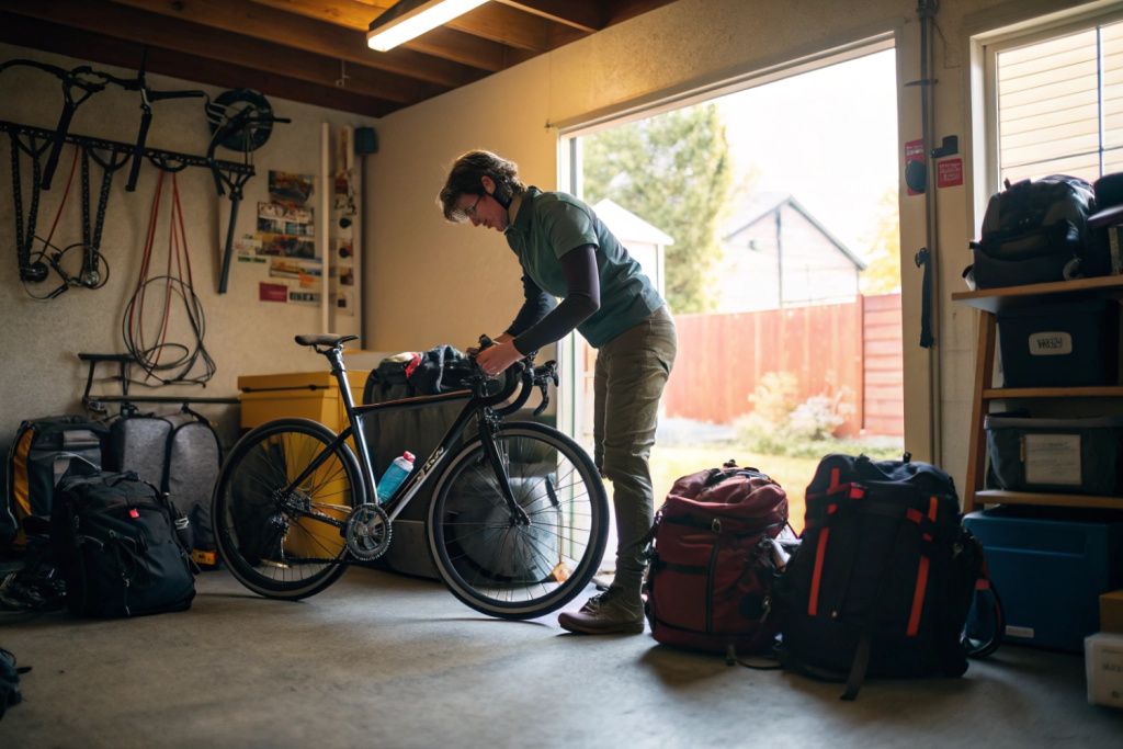 подготовка велосипеда к поездке