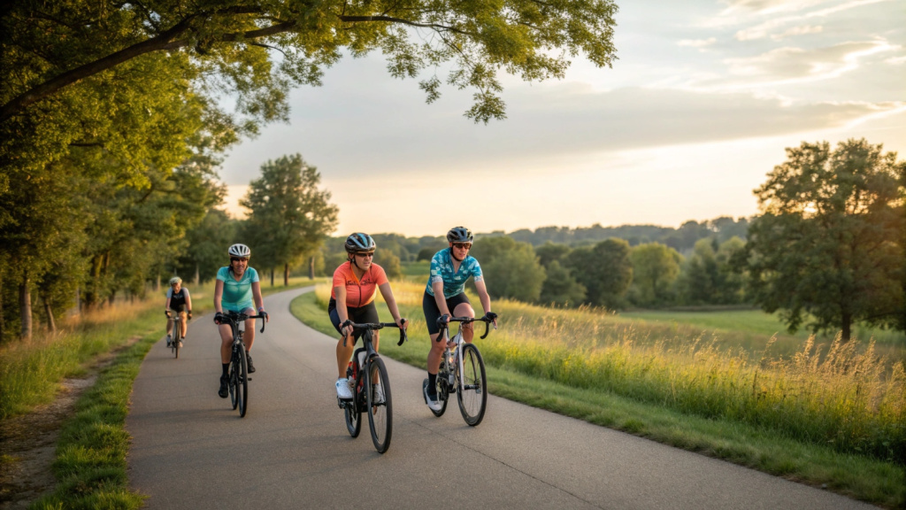 езда на велосипеде