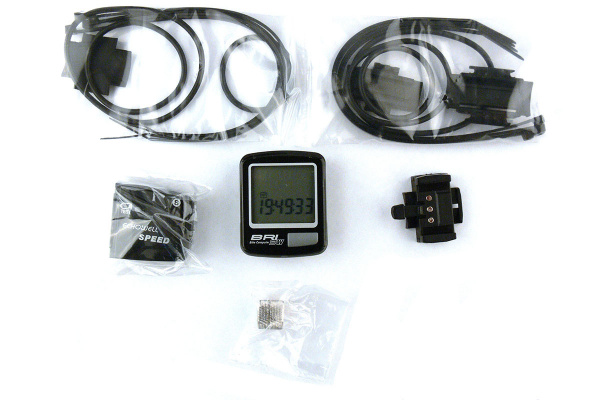 Велокомпьютер Echowell New Bri-9W, 9 функций, беспроводной, черный