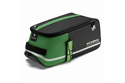 Сумка ROCKBROS. На багажник с зеленой вставкой