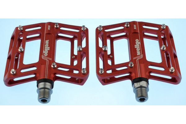 Педали Wellgo В-164, алюм., на промах, красные
