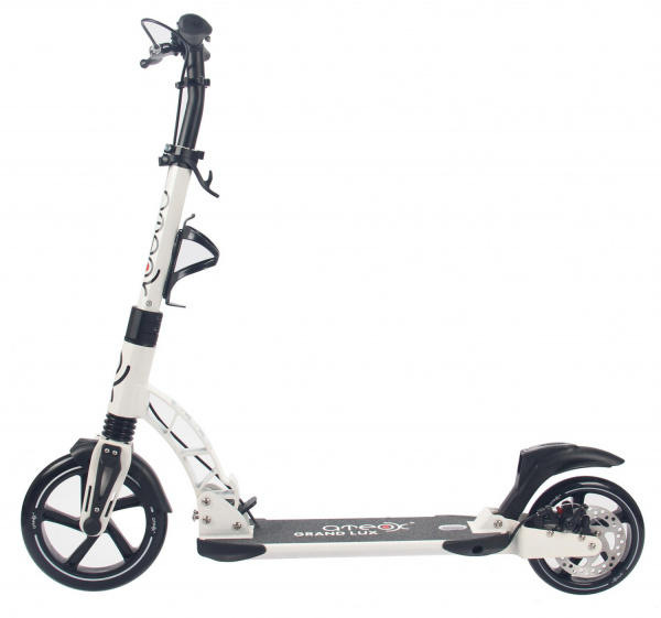 Самокат ATEOX GRAND LUX складной с амортизаторами и ручным дисковым тормозом