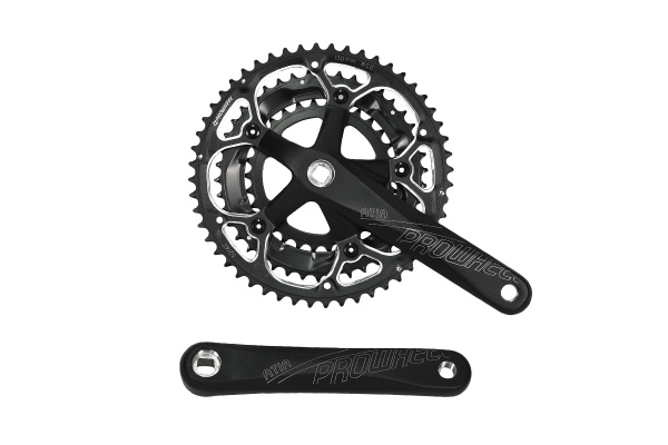 Система PROWHEEL ATIA-531*175mm,(52/42/30)AL-6061-T6,CHAINLINE:45,BCD:130/74,под квадрат 113,черна